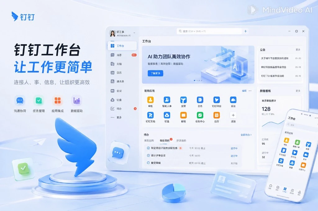 钉钉即时沟通消息已读未读与DING催办提醒